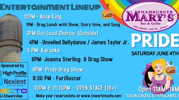 Ypsilanti Hamburger Mary's kicking off Pride Month with day full of drag, musical performances