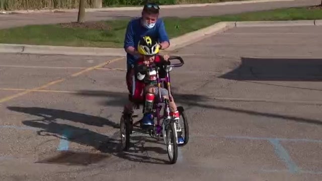 Custom bikes for kids with disabilities gifted through Beaumont's Bike Day program