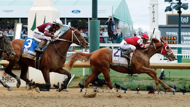 80-1 shot Rich Strike races to huge upset in Kentucky Derby