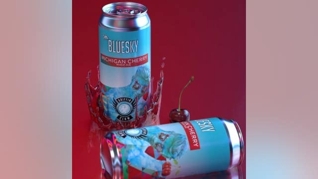 Griffin Claw releases Michigan Cherry version of Mr. BlueSky beer