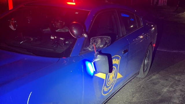 Impaired driver arrested after hitting police car on Southfield Freeway in Detroit