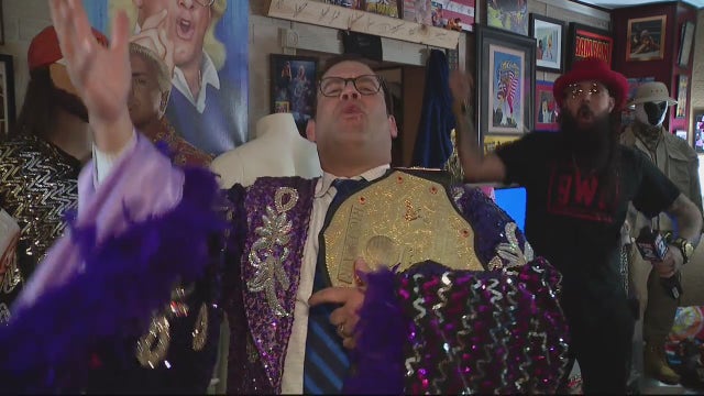 A peek inside the 'Greatest Wrestling Collection' in Detroit