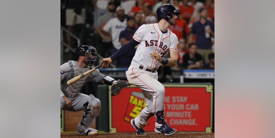 Tucker's RBI in 9th lifts Astros to 3-2 win over Tigers