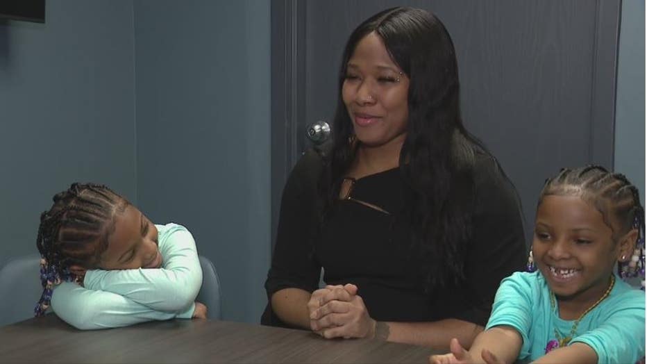 Malaysia Harvey and her daughters, Nadia and Michaela.