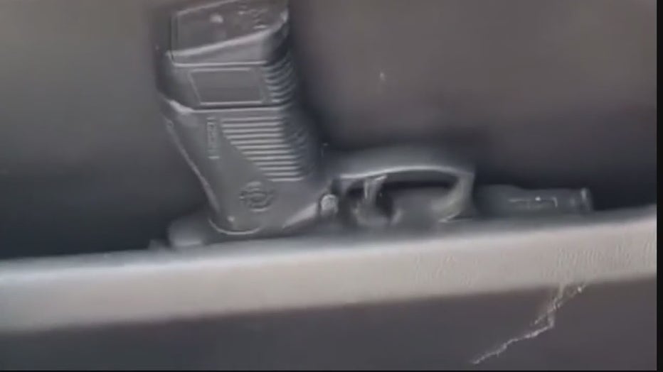 Man finds loaded gun in car rented at Detroit airport