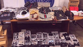 Knockoff designer product operation busted in Warren, with 2K products seized, $100K in cash