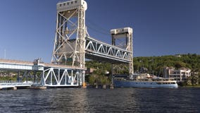 Portage Lake Lift Bridge connecting Houghton, Hancock recognized as historic landmark