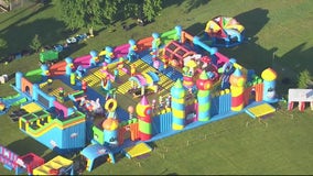 World's biggest bounce house arrives in Michigan