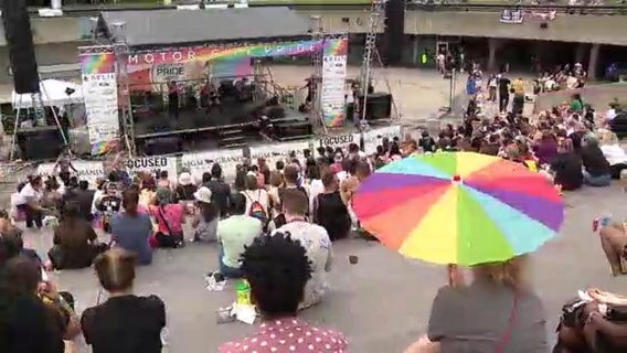 Thousands celebrate Motor City Pride in downtown Detroit on Saturday