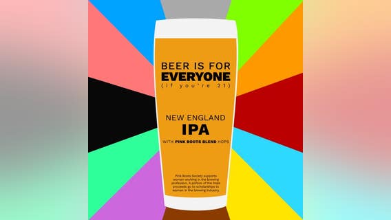 Michigan brewery collaborates with Pink Boots Society for beer that helps women in brewing