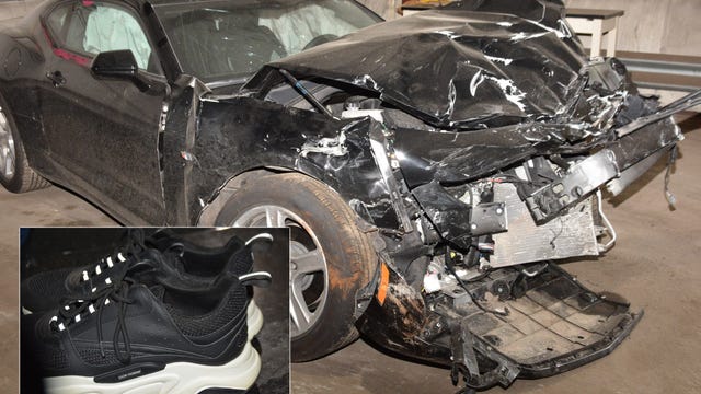 Driver in stolen Camaro hits and kills 74-year-old man, suspect leaves behind $1,300 Dior Homme shoes
