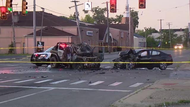 Woman arrested after fleeing Detroit crash she caused
