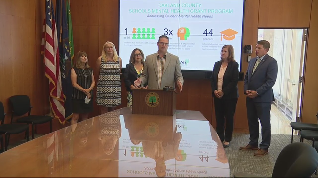 Oakland County announces new grant program that aims to help students struggling with mental health