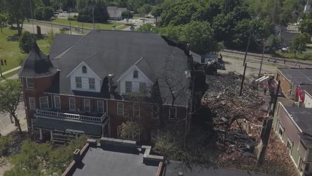 Historic Holly Hotel owners vow to rebuild after massive downtown fire