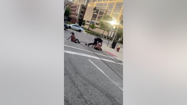 Private security guard beats women outside Detroit bar after intervening in argument with club guard