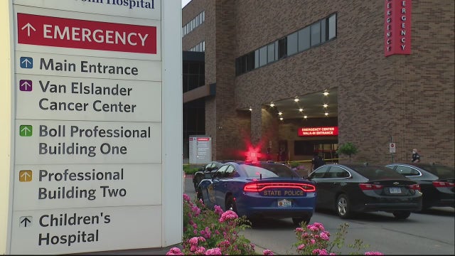 Father shot at hospital after son shot while driving in Detroit