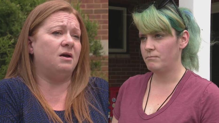 Facebook Marketplace victims Sherry, left, and Rachel.