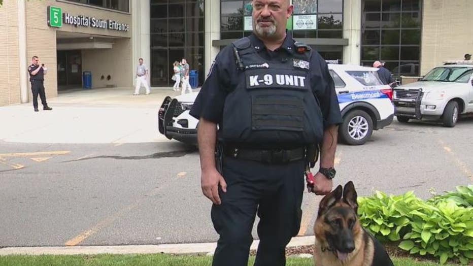 New K9 officer Eros joins Beaumont Royal Oak security team