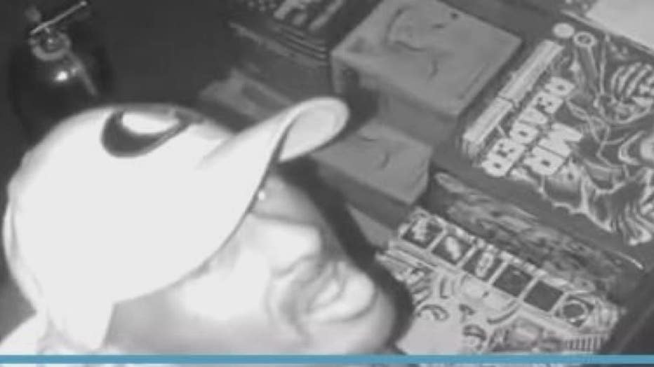 Security camera still photto of the suspect.
