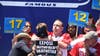 Joey Chestnut puts protestor in chokehold during Nathan’s Hot Dog Eating Contest