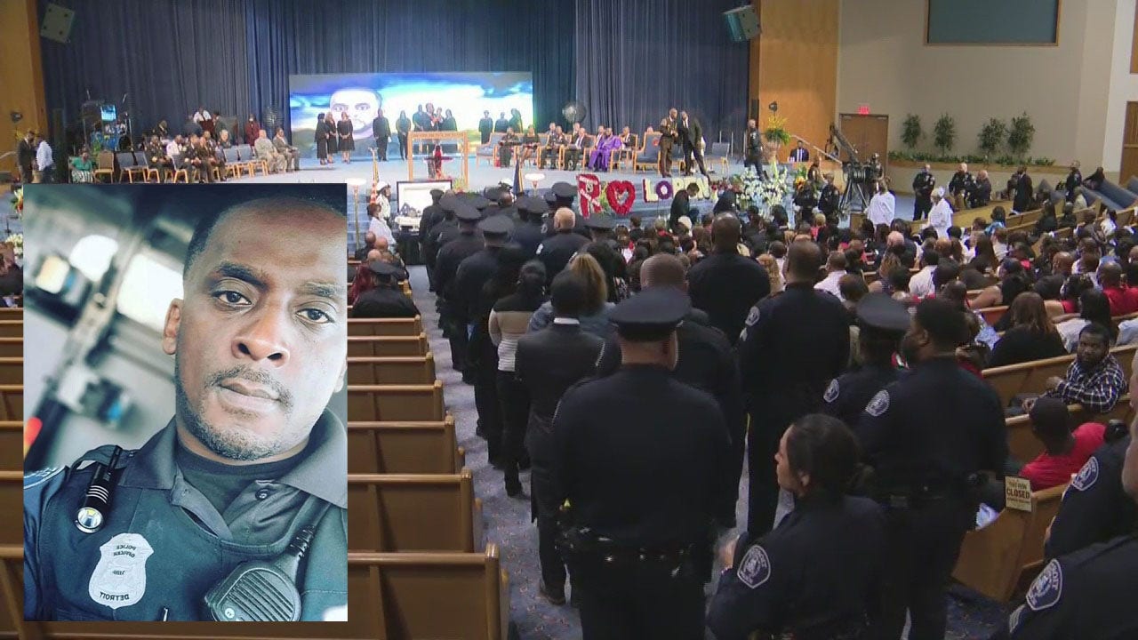 Funeral For Slain Detroit Police Officer Monday At Greater Grace Temple