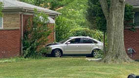 Landscaper hospitalized after being hit and pinned against house by angry driver in Southfield, police say