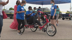 Kids with disabilities gifted custom bikes through Beaumont's Bike Day program