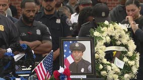 Prayer vigil for fallen Detroit Police Officer Loren Courts draws over 100