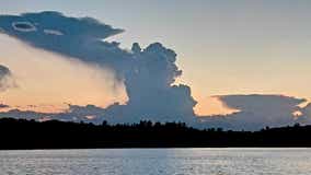 Michigan-shaped cloud photographed over state