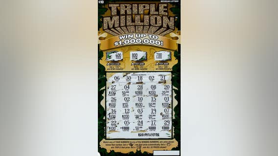 Detroit man wins $1 million on Michigan Lottery scratch-off ticket