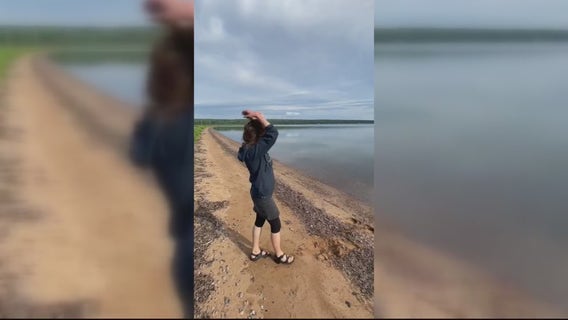 Professional stone skipper from Michigan takes aim at Mackinac Island competition