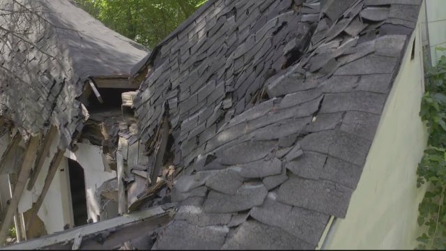 Fed up Detroiters question why city hasn't torn down badly damaged blighted home