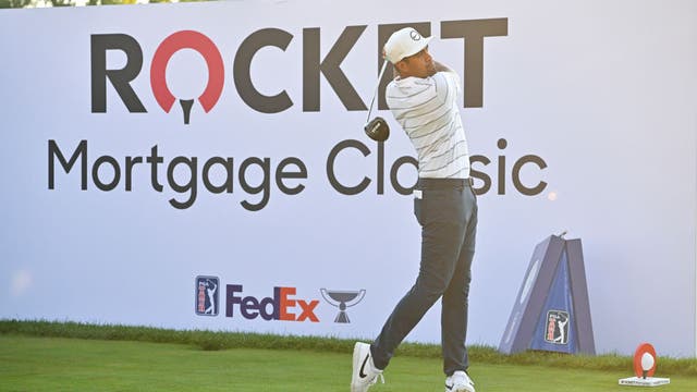 Finau, Pendrith share Rocket Mortgage lead at 8 under