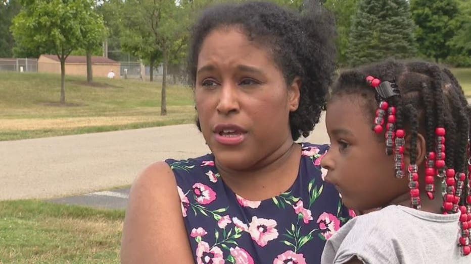 Denise Bradley and her daughter Sophia.