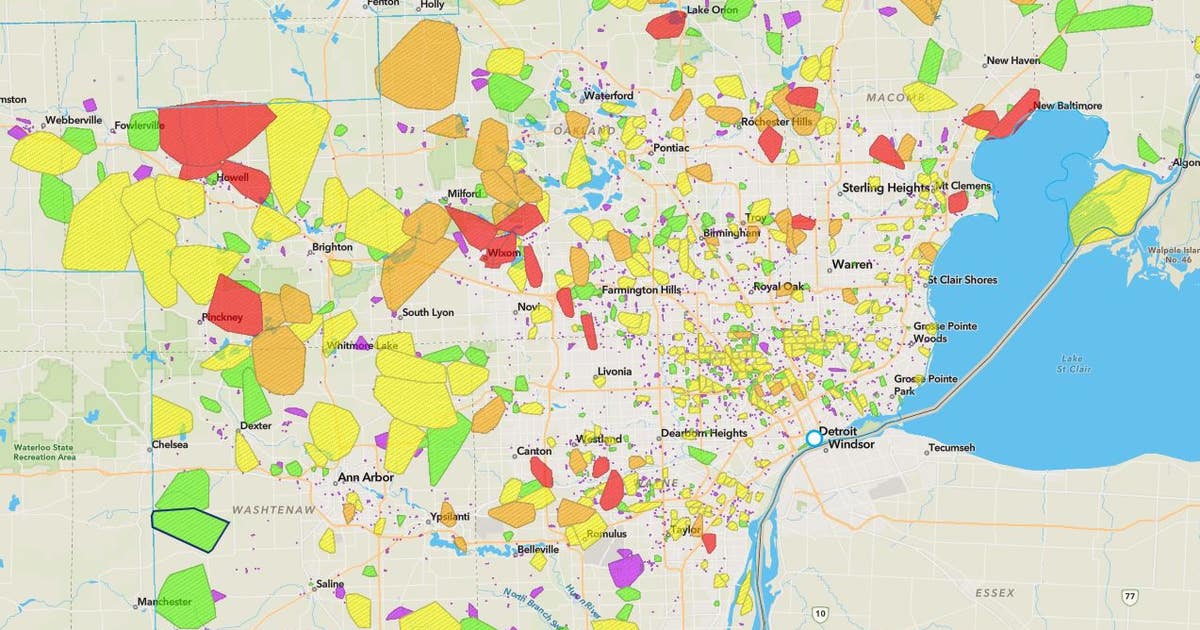DTE outages in Southeast Michigan - over 266,000 without power | FOX 2 ...