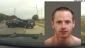 WATCH: Man flees Warren police, rams patrol vehicle before crashing stolen Jeep in Detroit