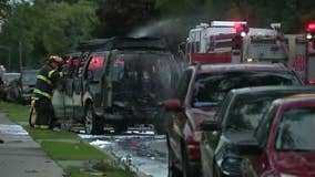 Generator fire torches van, catches on house in Eastpointe