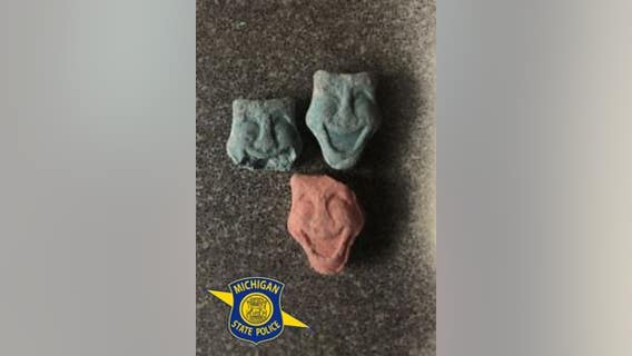 Police issue warning after ecstasy shaped like candy found during traffic stop