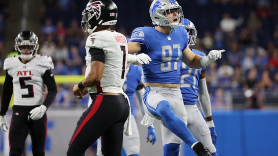 Detroit Lions' Aidan Hutchinson and Ben Johnson up for NFL end of the year awards