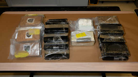 Truck driver crossing Ambassador Bridge caught hauling 28 bricks of cocaine