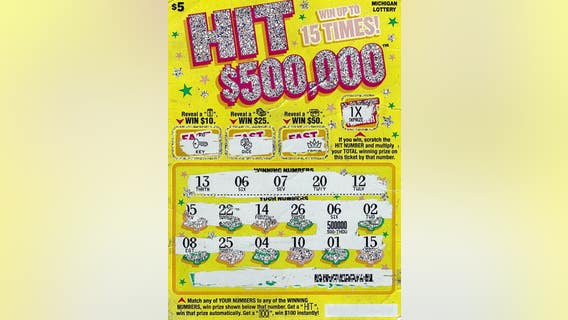 Oakland County woman wins $500K on $5 Michigan Lottery scratch-off