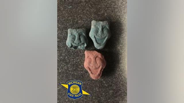 Police issue warning after ecstasy shaped like candy found during traffic stop