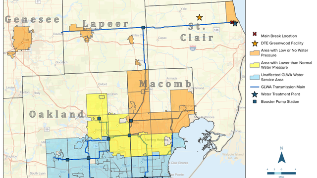 GLWA issued water boil advisory for 23 communities, lifts 10