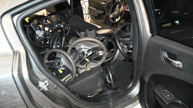 33 stolen airbags, steering wheels recovered after suspects caught in act at Dearborn hotel