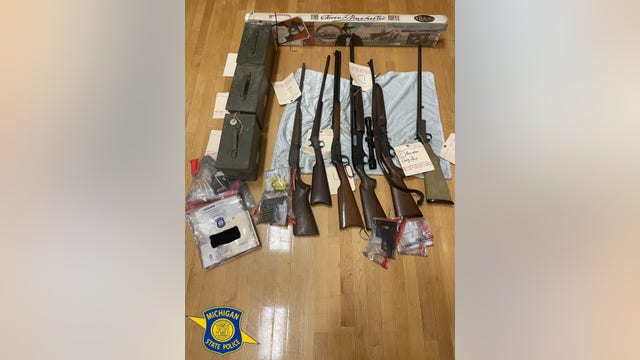 Police: Felon arrested after crystal meth, guns found during southwest Michigan raid