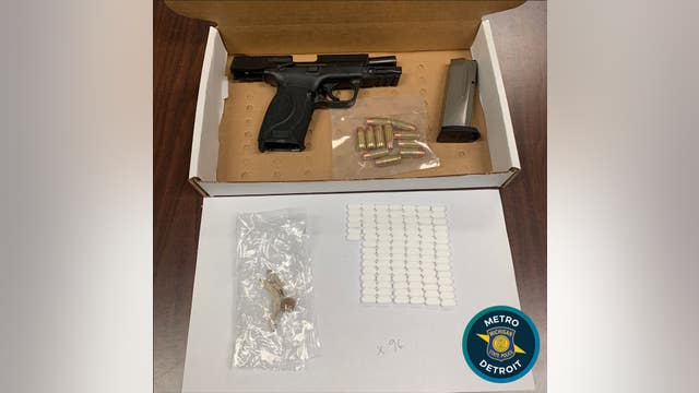 Traffic stop for window tint in Detroit turns into loaded firearm and drug seizure
