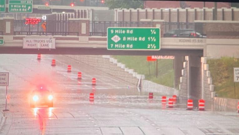 I-75 at Woodward / Photo by Brian Puninske, FOX 2