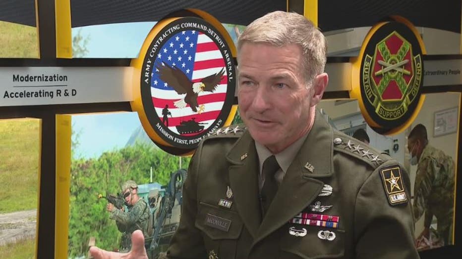 Chief of staff of the Army, General James McConville.