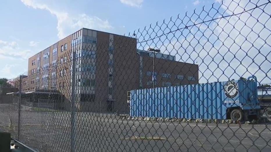 The closed Riverside osteopathic hospital.