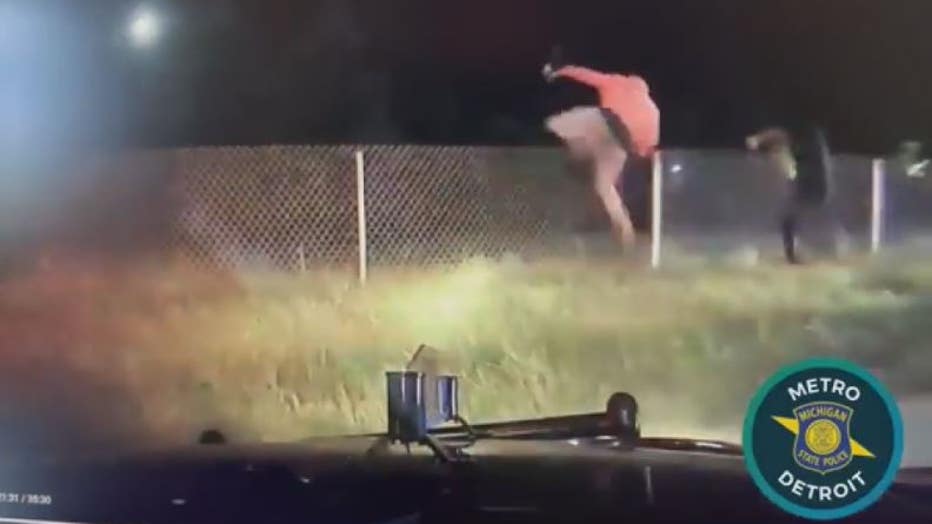 Dashcam video of a 14-year-old with an assault rifle who was out of prison after being given an $8,000 10 percent bond for allegedly shooting his girlfriend.